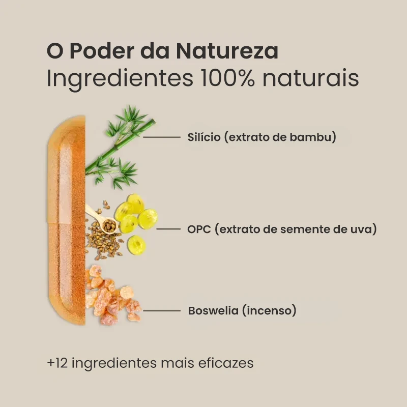 Ingredientes ativos eficazes da natureza